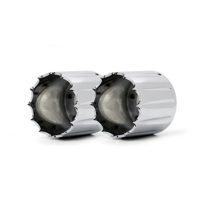 Monsta 45 Slip-on Mufflers Chrome - Pair